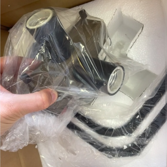 NEW!! Ashley Harbour Eastmar 4-Light 9-in Matte Black Semi-Flush mount light - Picture 9 of 9